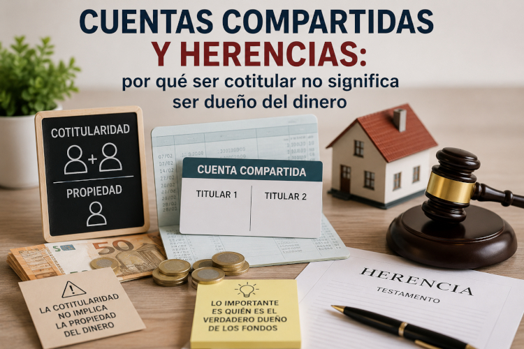 Cuentas compartidas y herencias: lo que Hacienda puede reclamar